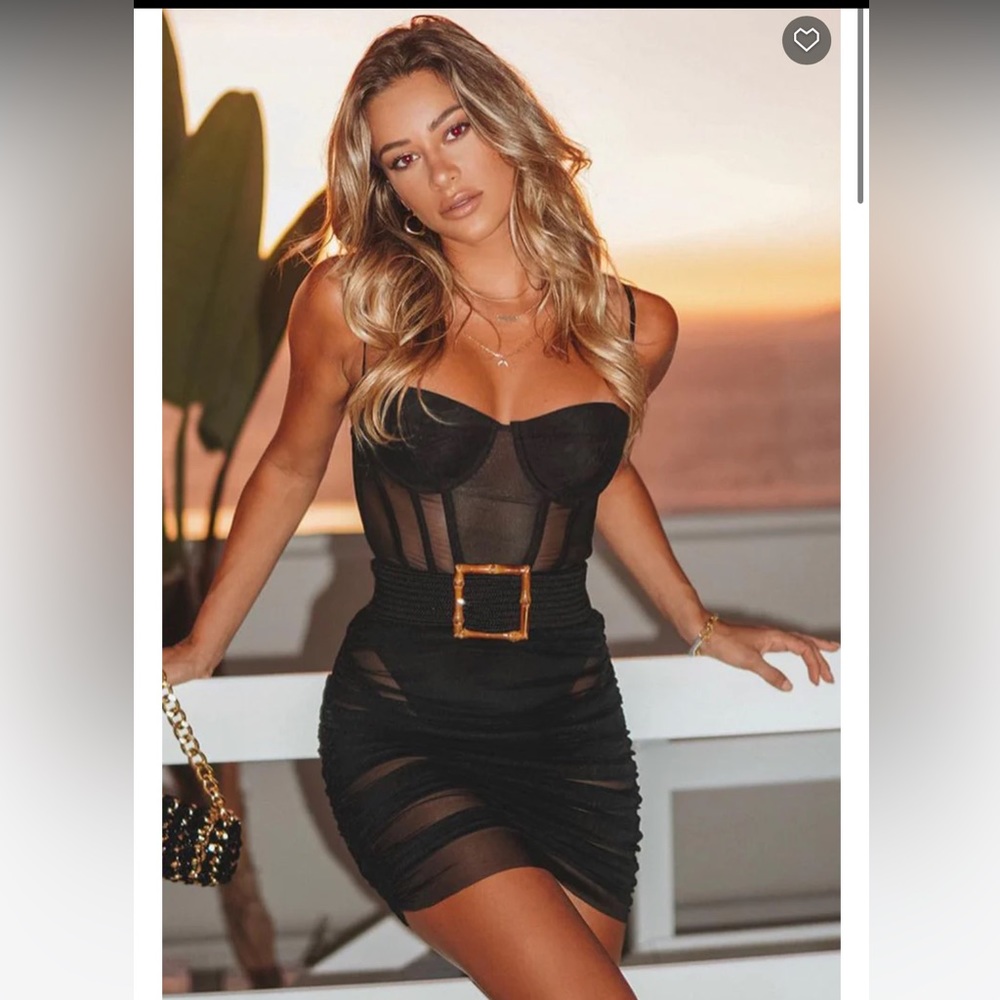 White Fox Boutique Black Mini Dress